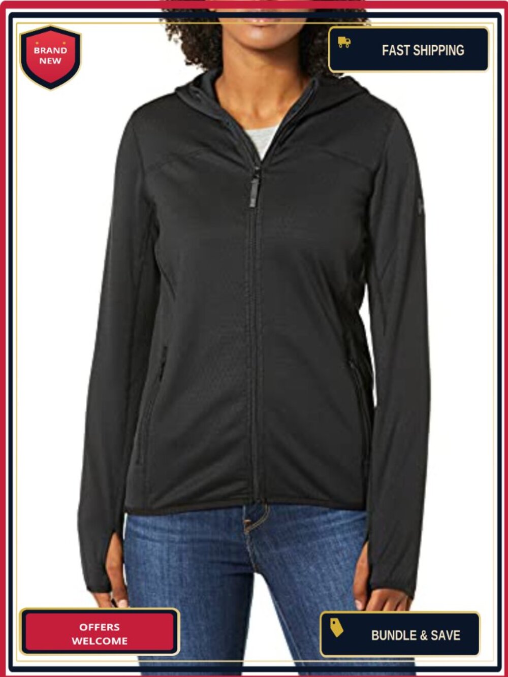 Women's Vanir 1/2 Zip Fleece Jacket Long Sleeve Quick Dry